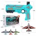 Airplane Auto Launcher Toy with 4PCS Foam Glider Planes for Kids